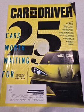 Car & Driver Magazine May 2020 "25 Cars Worth Waiting For" Vol. 65 #1